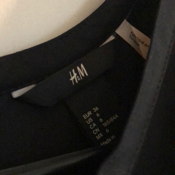 2/$30 Black over the knee peplum dress - Picture 4 of 4